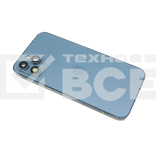 Задняя крышка (корпус) в сборе с рамкой для Apple iPhone 12 Pro Max синяя