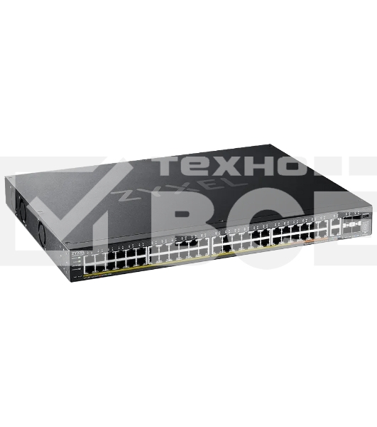 Коммутатор L3 Access Zyxel NebulaFlex Pro XGS2220-54FP, rack 19