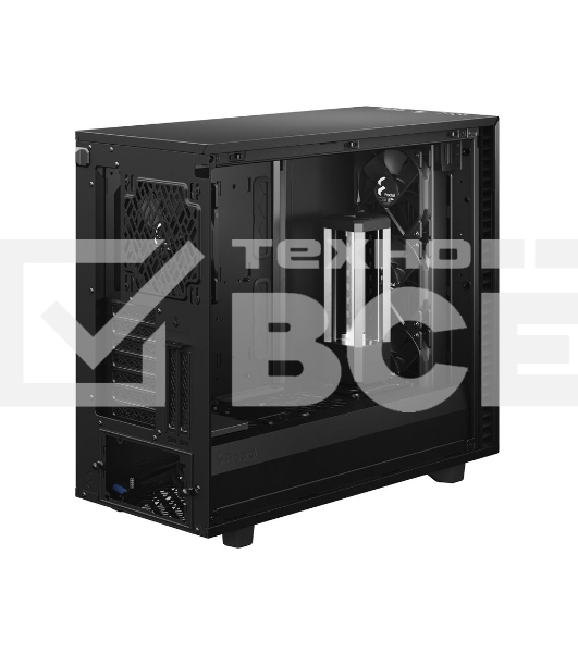 Корпус Fractal Design DEFINE 7 BLACK - DARK TG / mid tower / E-ATX / dark tint tempered glass / 3x140mm fans inc. / FD-C-DEF7A-03