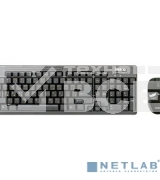 Комплект клавиатура+мышь Dialog KMROP-4010U беспроводной, USB, 1600 DPI, чёрный