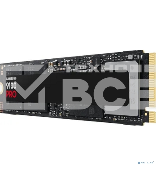 Накопитель SSD 4Tb Samsung 9100 PRO, M.2, PCI-E 5.0 x4, TLC 3D NAND R/W - 14800/13400 Mb/s