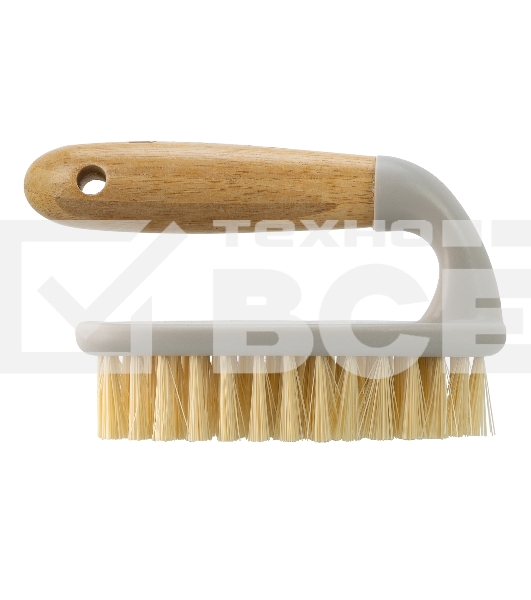 Щетка-утюг 145х65 мм, бамбуковая рукоятка, Home Palisad