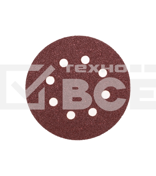 Диск абразивный Kranz перфорированный на ворсовой основе на липучке P40 125мм (уп.10шт)