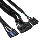 Компьютерный корпус Minitower ExeGate BAA-105-01-UNS500 (mATX, БП UNS500 с вент. 12см, 2*USB, аудио, черный), фото8