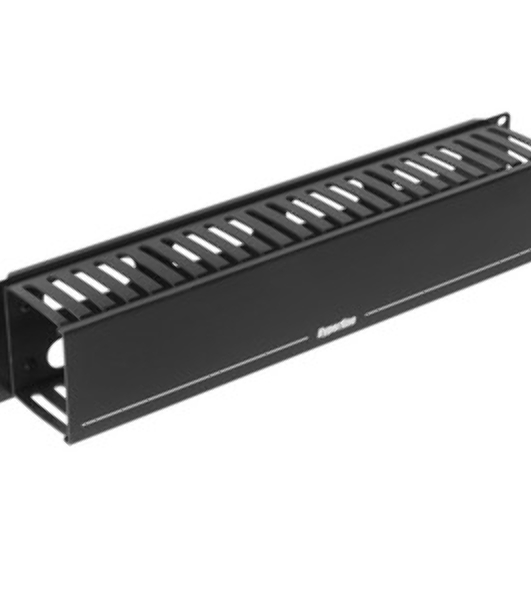 Кабельный организатор с пластиковыми кольцами Hyperline CM-2U-PL-DBL, двухсторонний, 19', 2U
