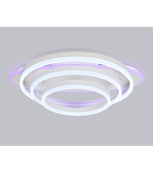Светильник Ambrella light FA8522 WH белый 146W 3000K-6400K+RGB 560*500*150 (ПДУ РАДИО 2.4G)