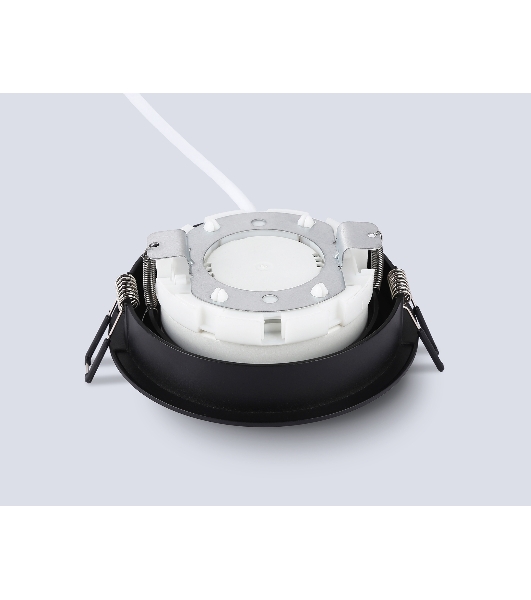 Светильник Ambrella light TN6604 BK черный IP44 GX53 max 15W D110*23