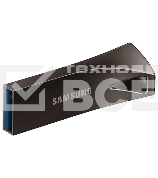 Флешка USB R/W 64Gb USB Drive <USB 3.1> Samsung BAR Plus (up to 300Mb/s) (MUF-64BE3/APC) серебристый