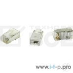 Коннектор 5bites Коннектор US006A RJ-45 8p8c, зол.напыление, экран. (1шт), фото 1