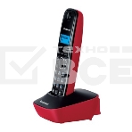 Телефон беспроводной (DECT) Panasonic KX-TG1611RUR (красный) АОН, Caller ID,12 мелодий звонка,подсветка дисплея,поиск трубки, фото6