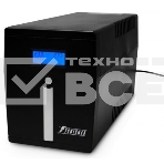 Источник бесперебойного питания Powerman Smart Sine 2000VA/1400W, 220V, Line-Interactive, LCD, Tower, Out: 4xShuko, Black*SmartSine2000, фото 1