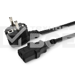 Кабель питания Cablexpert PC-186-1-1.8M, 1.8м, Schuko- C13, 3x1кв.мм, черный, с заземлением, пакет, фото8
