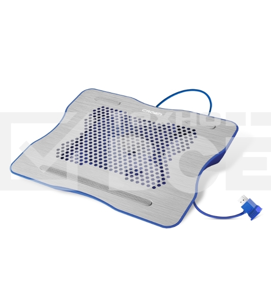 Аксессуар к ноутбуку CROWN Подставка для ноутбука CMLC-1001 silver&blue (до 15,6