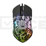 Мышь проводная Qumo Gothic M51 черный, 3200 dpi, USB, кнопки - 7, фото 1