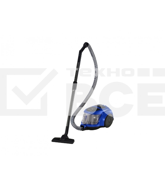 Пылесос Samsung VCC4520S36 синий/черный, 350/1600 Вт, уборка сухая, пылесборник контейнер 1.3 л