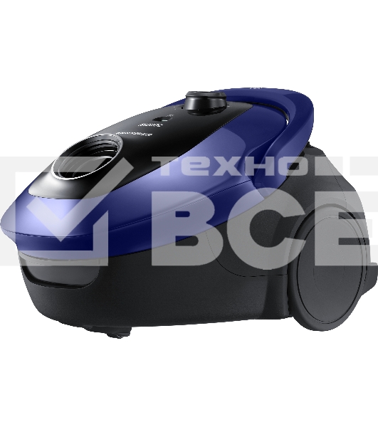 Пылесос Samsung VC20M251AWB синий, 460/2000 Вт, уборка сухая, пылесборник мешок 2.5 л