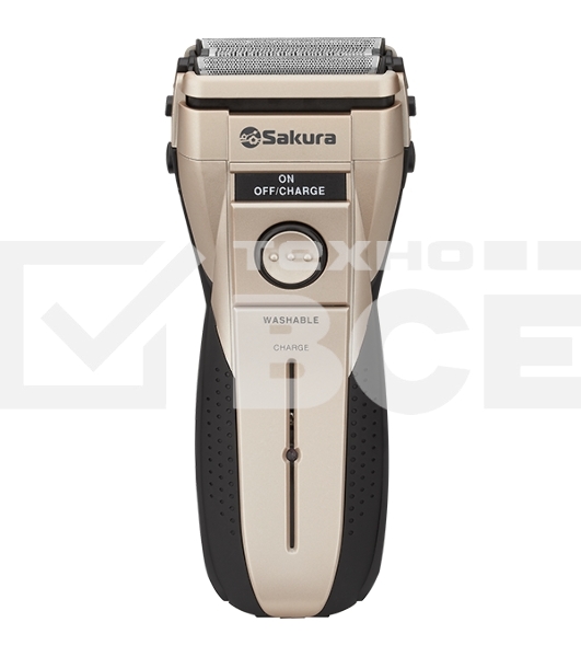 Бритва электрическая Sakura SA-5407G 3 подвиж.сетки влажн.бритьё триммер аккум