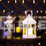 Декоративный фонарь Neon-night с лампочкой, бронзовый корпус, размер 10.5х10.5х22,5 см, цвет теплый белый, фото3