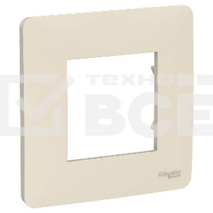 Рамка 1-м UNICA STUDIO беж. SchE NU200244