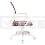 Кресло детское Бюрократ KD-W4 черный/красный красный кристалл крестовина пластик белый пластик белый, фото7