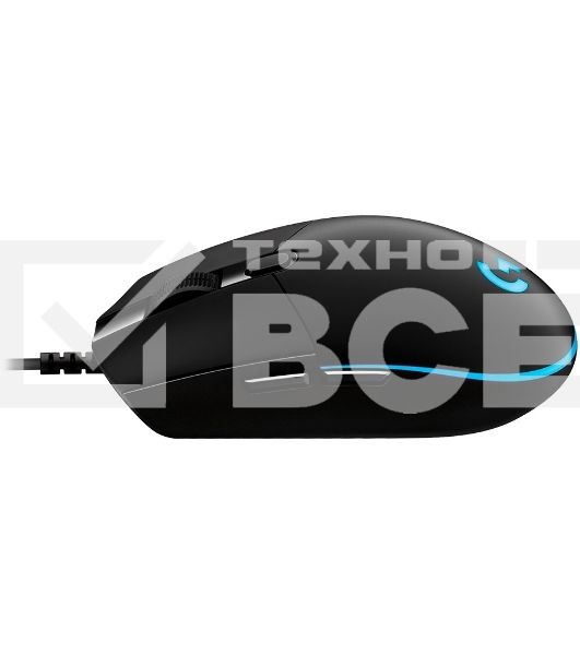 Мышь проводная Logitech G PRO HERO черный, 25600 dpi, USB, кнопки - 6