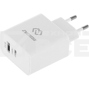 Сетевое зарядное устройство Digma DGW3D 3A PD+QC белый