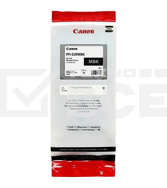 Картридж струйный Canon PFI-320 MBK 2889C001 черный матовый (300мл) для Canon Canon imagePROGRAF TM-200/205