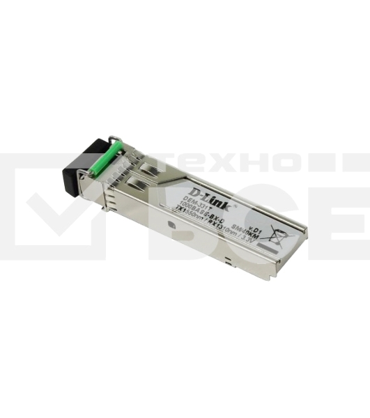 Трансивер SFP D-Link 331T/40KM/B1A WDM с 1 портом 1000Base-BX-D (Tx:1550 нм, Rx:1310 нм) для одномодового оптического кабеля 40 км