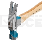 Молоток-гвоздодер Gross 10418 American hickory 450г, угол 75, магнит, обрезиненная рукоятка, фото7