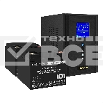 Комплект ИБП EX295988RUS + батарея 40Aч EX282976RUS 2шт (инвертор, синус, для котла) ExeGate SineTower SZ-1500.LCD.AVR.2SH.1C13.USB <1500VA/1200W, чистый синусоида, LCD дисплей, AVR, 2*Schuko+1*C13, USB, линейно-интерактивный, Black> + батарея ExeGate DT , фото2