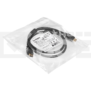 Кабель HDMI ExeGate EX-CC-HDMI2-1.0F (19M/19M, v2.0, 1м, 4K UHD, Ethernet, ферритовые кольца, позолоченные контакты)
