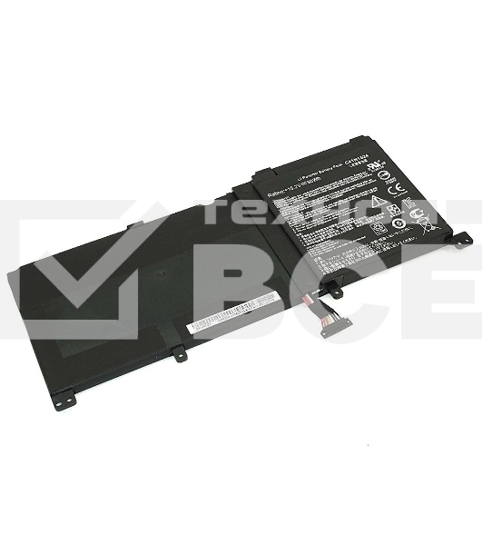 Аккумуляторная батарея для ноутбукa Asus N501 (C41N1524) 15.2V 60Wh черный Orig