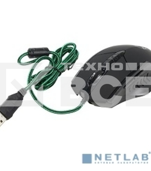 Мышь проводная Oklick 815G INFERNO черный, 2400 dpi, USB, кнопки - 6