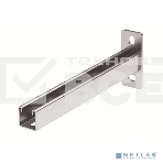 Консоль одиночная, 41х41 мм, осн.200, нержавеющая, фото 1