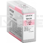 Картридж струйный EPSON T8506 светло-пурпурный (80 мл.) для SureColor SC-P800, фото2