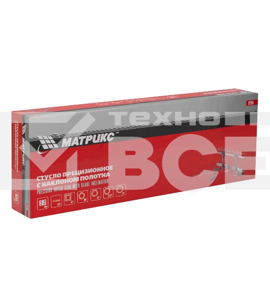 Стусло Matrix, 600 мм, прецизионное, с наклоном полотна MАТРИКС