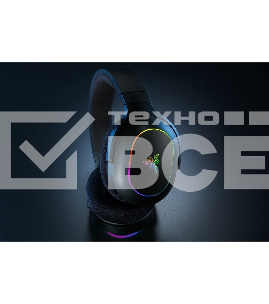 Гарнитура Razer Barracuda X Chroma чёрный, беспроводная, радиоканал, до 70 ч, съёмный микрофон, подсветка