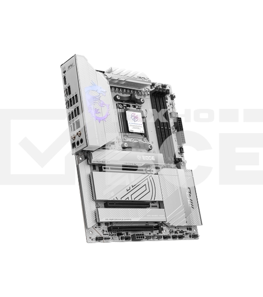 Материнская плата MSI MPG X870E EDGE TI WIFI, AM5, AMD X870E, 4xDDR5, 4xSATA, 4xM.2, 1xPCIe 5.0 x16, 1xPCIe 4.0 x4, 1xPCIe 3.0 x1, 1xHDMI (v2.1), 1xUSB-C 10Gbps, 1x5Gb LAN, Wi-Fi 7, Bluetooth 5.4, 2xUSB-C 40Gbps, 5xUSB-A 10Gbps, 4xUSB-A 2.0, 2x3.5 мм, S/P