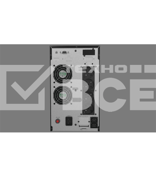 Источник бесперебойного питания Сайбер Электро ЭКСПЕРТ-II-3000 Онлайн, напольный, 3000ВА/2700Вт USB/RS-232/SNMPslot (4 EURO + 2 IEC C13+Terminal) (12В/9А·ч. х 6)