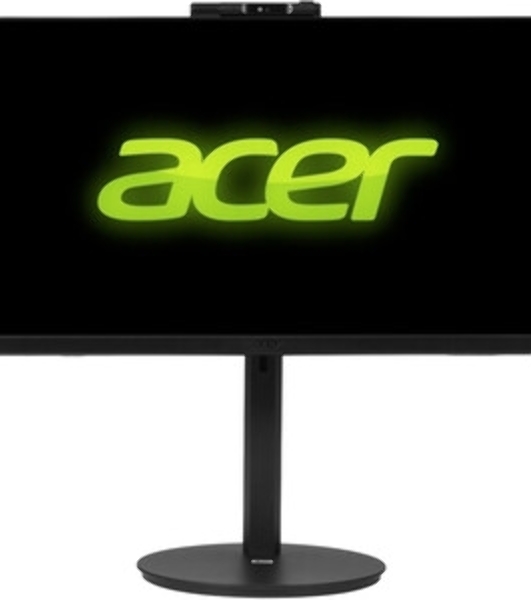 Монитор 23.8' Acer Vero CB242YD6bmiprcx IPS 1920x1080, 120 Гц, 1 мс, 16:9, 250 кд/м², VGA, HDMI, DP, 3.5 Jack, динамики (2x5 Вт), веб-камера 5 Мп, микрофонная решетка, HDR10, FreeSync, черный