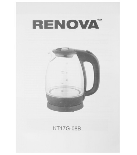 Чайник электрический Renova KT17G-08B