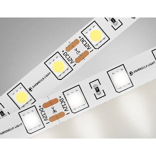 Светодиодная лента Ambrella light GS2002 5050 60Led/ 14.4W m/ 12V IP20 4500K/ 5000*10*1.87mm (2 конт.)