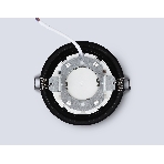 Светильник Ambrella light TN6604 BK черный IP44 GX53 max 15W D110*23, фото4