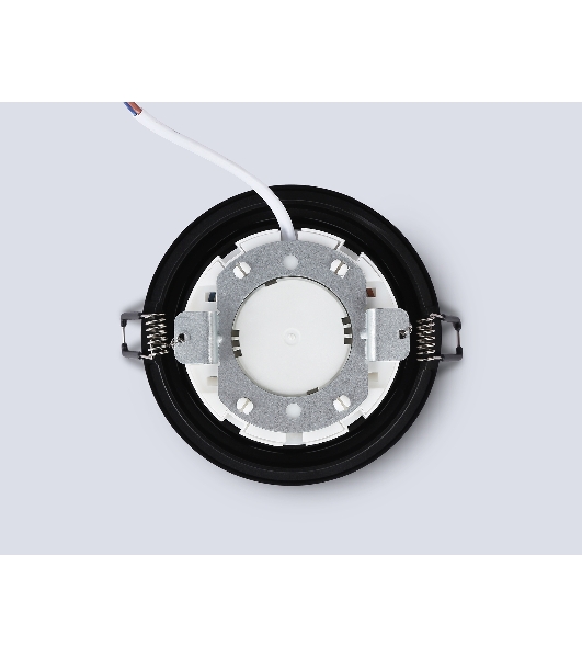 Светильник Ambrella light TN6604 BK черный IP44 GX53 max 15W D110*23
