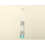 Светильник Ambrella Light XP7423002 SGR/PSL/BL серый песок/серебро полированное/голубой MR16 GU5.3, фото3