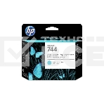 Печатающая головка HP 744 Photo Black & Cyan Printhead, фото 1