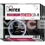 Диск CD-R Mirex 700 Mb, 52х, Maximum, Slim Case (5), (5/200) упаковка из 5 шт, фото 1