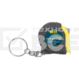 Рулетка FIT 17825-брелок прорезин.корпус 2м (8 мм)