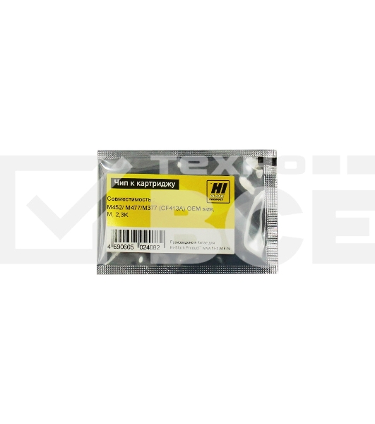 Чип Hi-Black к картриджу HP CLJ Pro M452/MFP M477 (CF413A) OEM SIZE, M, 2,3K