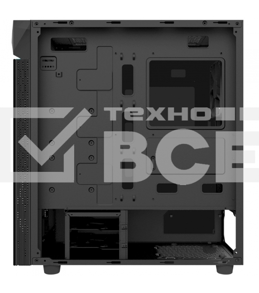 Компьютерный корпус GIGABYTE C200 GLASS MidiTower без Б/П ATX MicroATX MiniITX Цвет черный GB-C200G